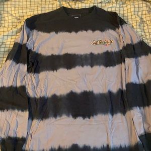 Black and grey striped long sleeve